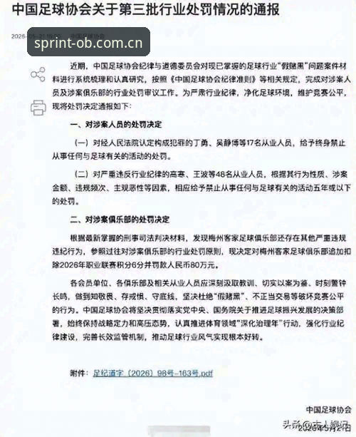 OB体育怎么下载 中国足协第三批禁足名单深度解析:足球圈净化行动的实用指南